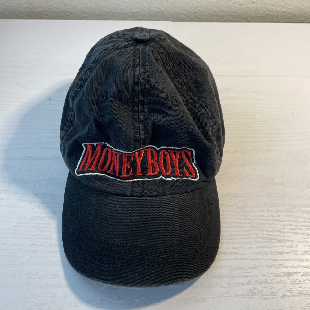 Moneyboys Hat Black Red Streetwear 90s Style Retro Hip Hop Dad Cap Strapback Cup